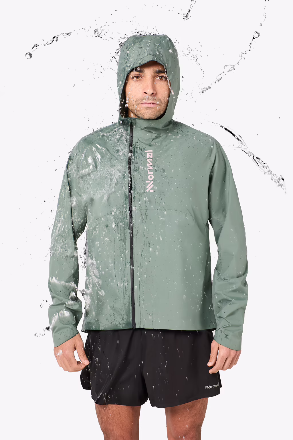 NNORMAL TRAIL RAIN JACKET VERDE