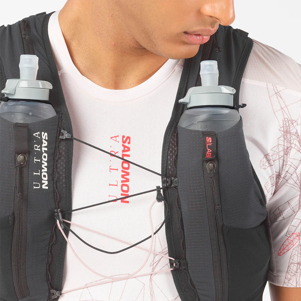 SALOMON CHALECO HIDRATACIÓN 12L S/LAB ULTRA NEGRO
